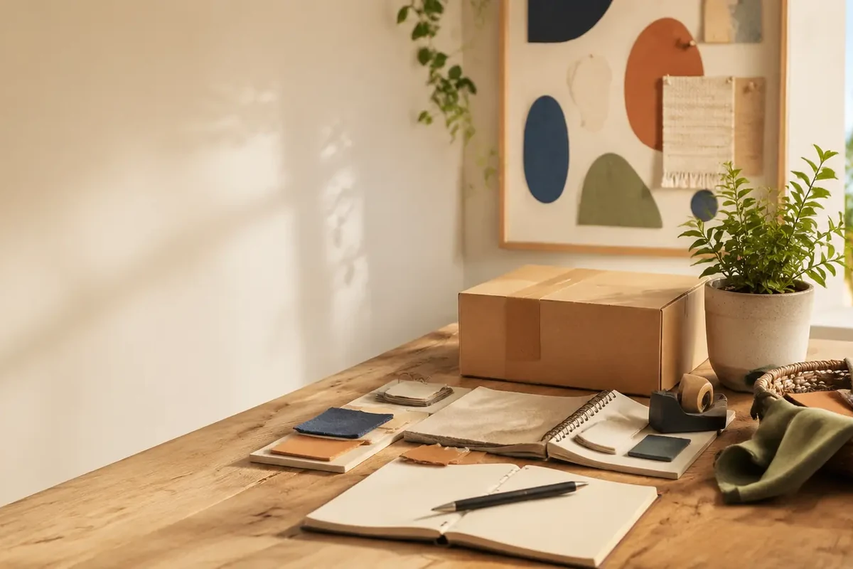 Household contents being organized before sale, donation, buyout or removal decisions